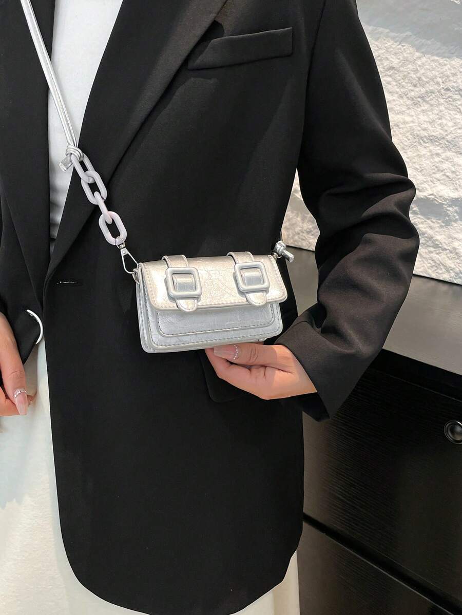 2025 Autumn Winter Lipstick-Shape Candy Crossbody Bag for Women – Trendy Mini Shoulder Bag, Versatile and Stylish Small Handbag, Perfect Statement Accessory for Daily Use, Parties, and Seasonal Outfits
