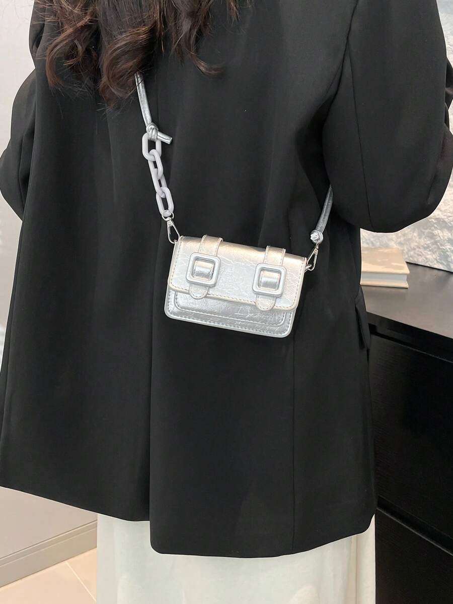 2025 Autumn Winter Lipstick-Shape Candy Crossbody Bag for Women – Trendy Mini Shoulder Bag, Versatile and Stylish Small Handbag, Perfect Statement Accessory for Daily Use, Parties, and Seasonal Outfits
