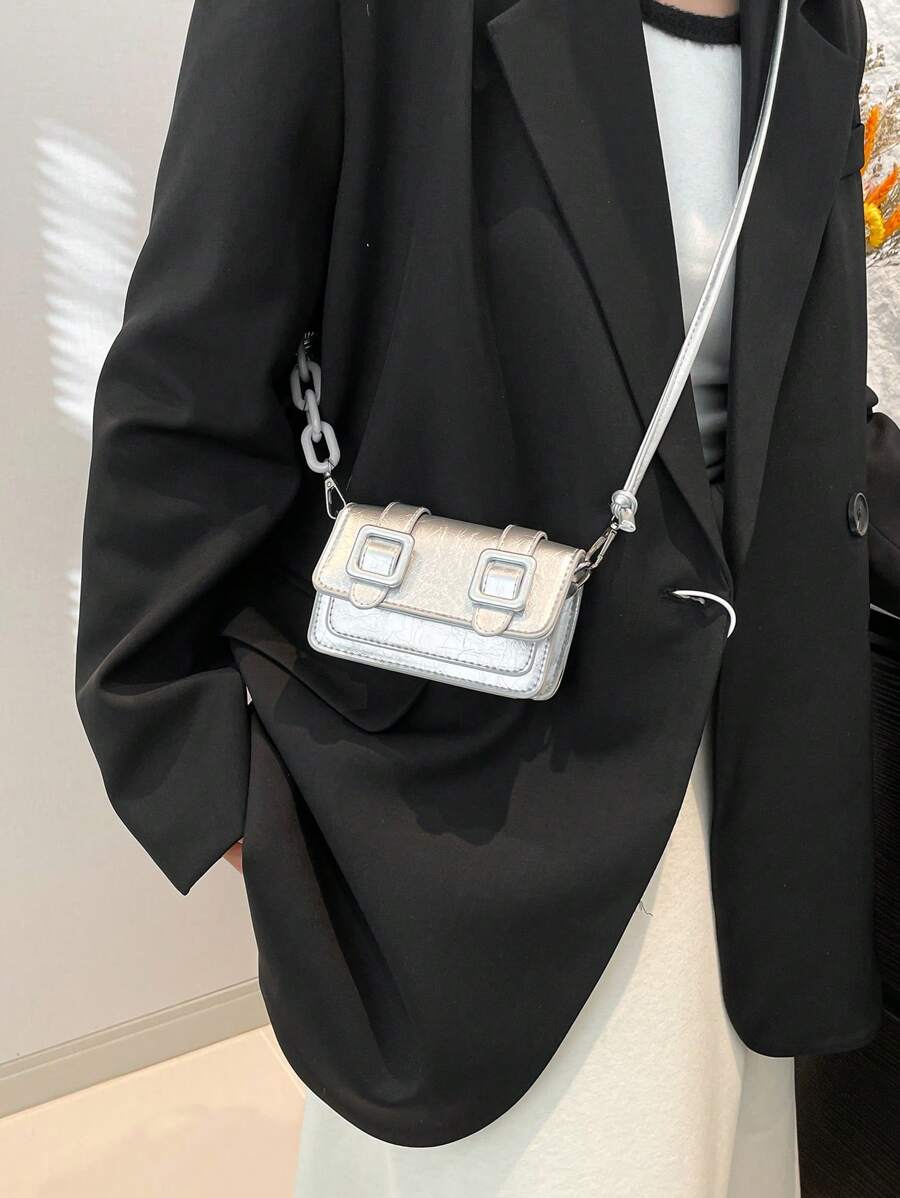 2025 Autumn Winter Lipstick-Shape Candy Crossbody Bag for Women – Trendy Mini Shoulder Bag, Versatile and Stylish Small Handbag, Perfect Statement Accessory for Daily Use, Parties, and Seasonal Outfits
