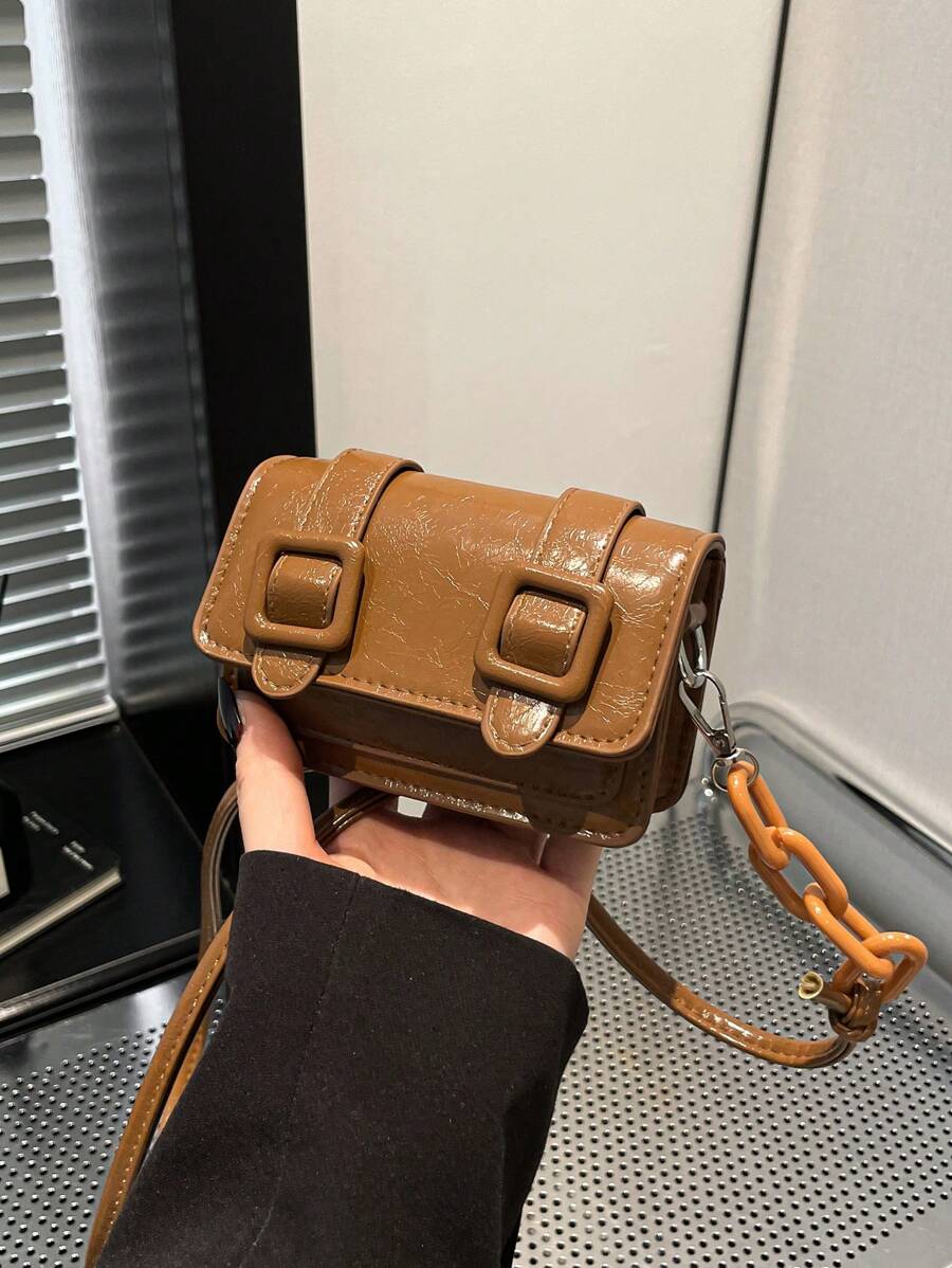 2025 Autumn Winter Lipstick-Shape Candy Crossbody Bag for Women – Trendy Mini Shoulder Bag, Versatile and Stylish Small Handbag, Perfect Statement Accessory for Daily Use, Parties, and Seasonal Outfits