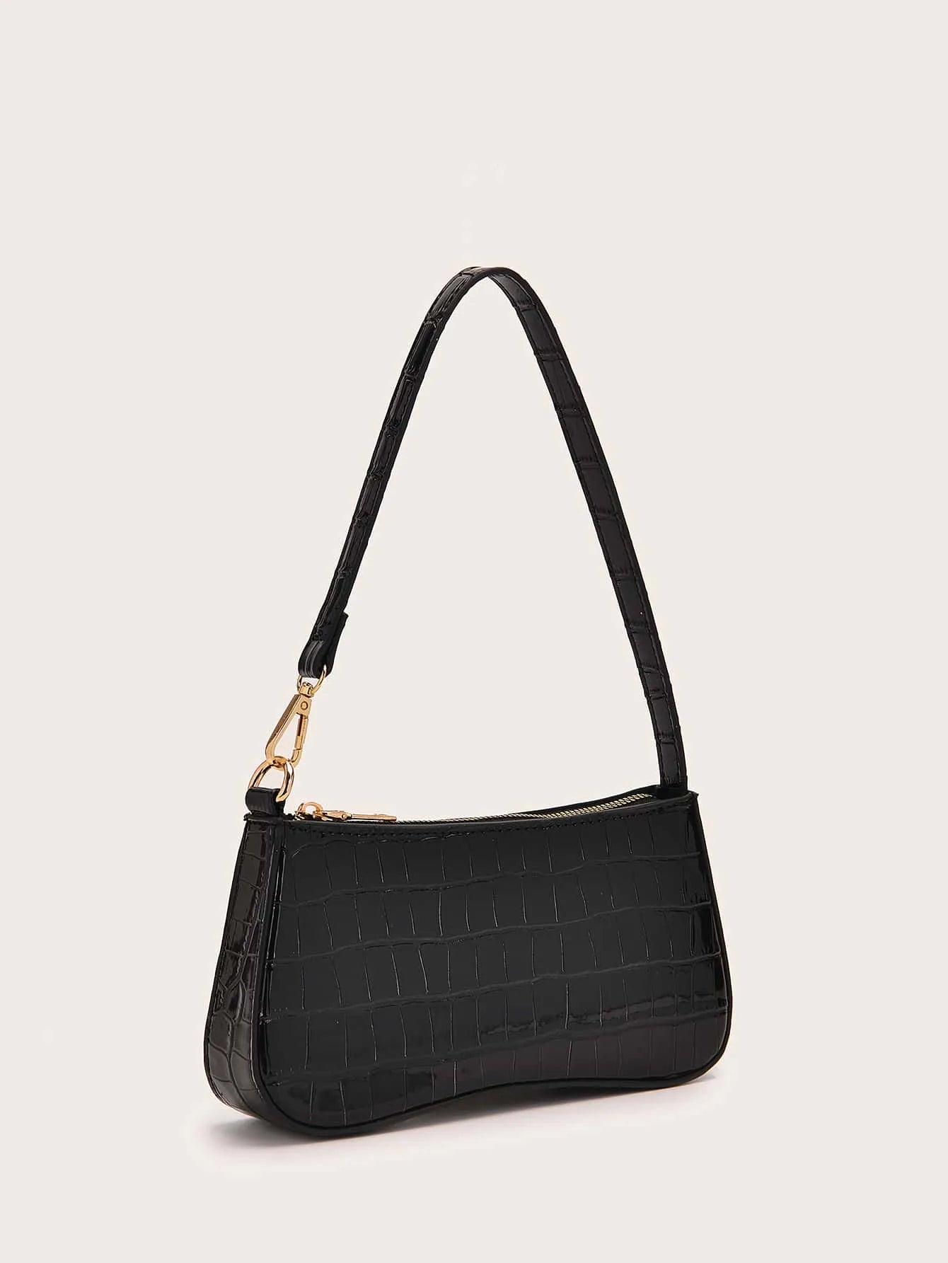 Crocodile Embossed Matching Bag for Women, Elegant Gift Idea, Perfect Accessory for Formal Dresses, Wedding, Prom, Birthday, Valentine’s Day, Stylish Outfit Complement, Chic and Trendy Purse for Special Occasions