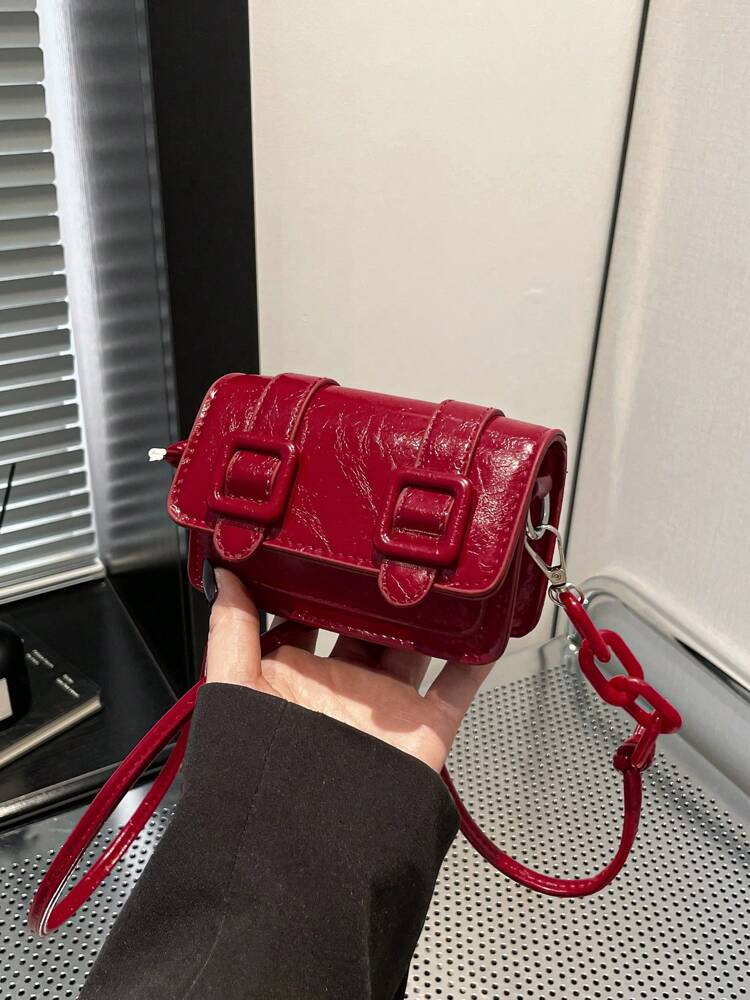 2,25 Autumn/Winter Fashionable Miniature Lipstick-Shape Candy Crossbody Bag For Women, Versatile Small Shoulder Bag
