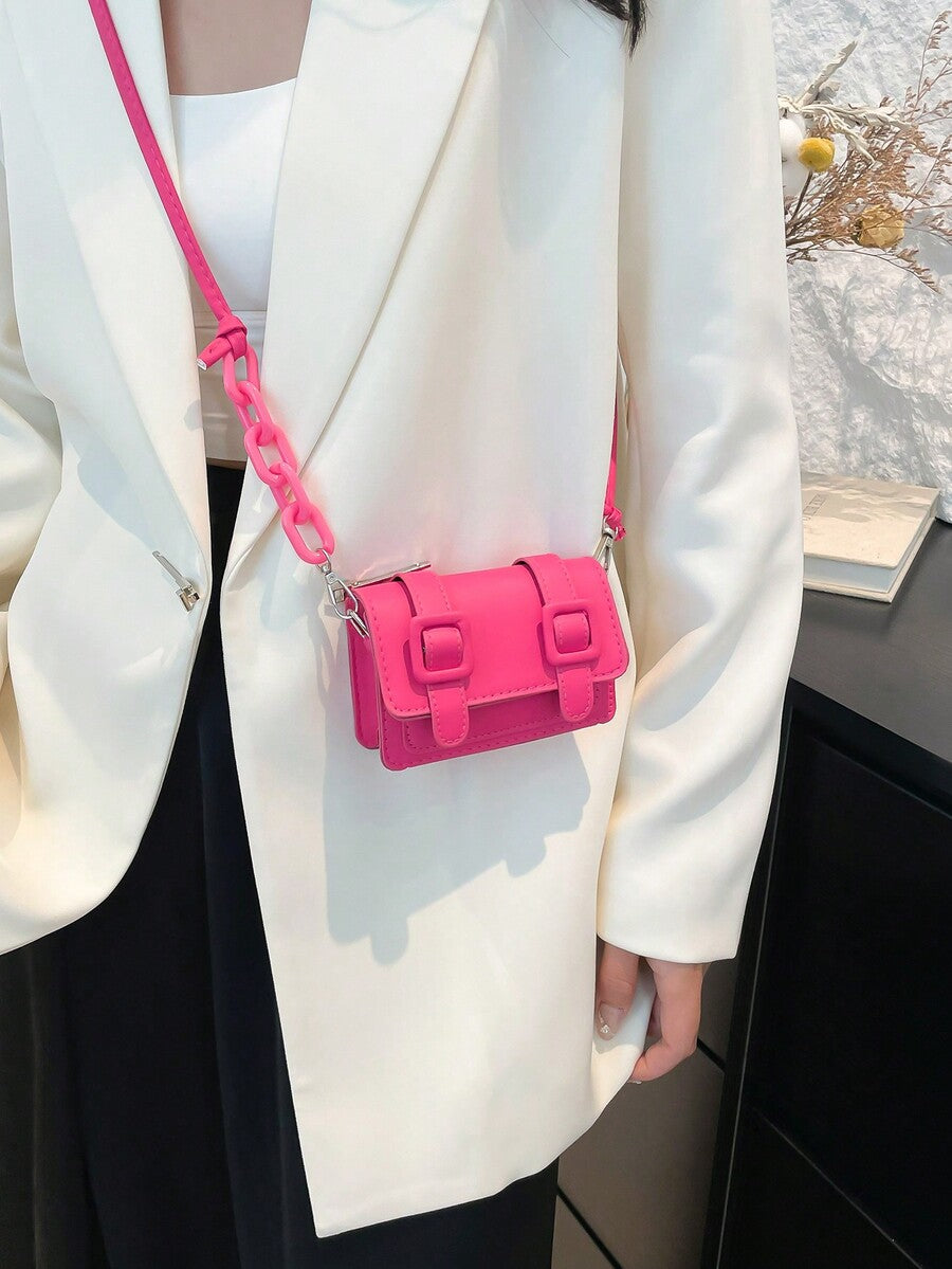 2,25 Autumn/Winter Fashionable Miniature Lipstick-Shape Candy Crossbody Bag For Women, Versatile Small Shoulder Bag