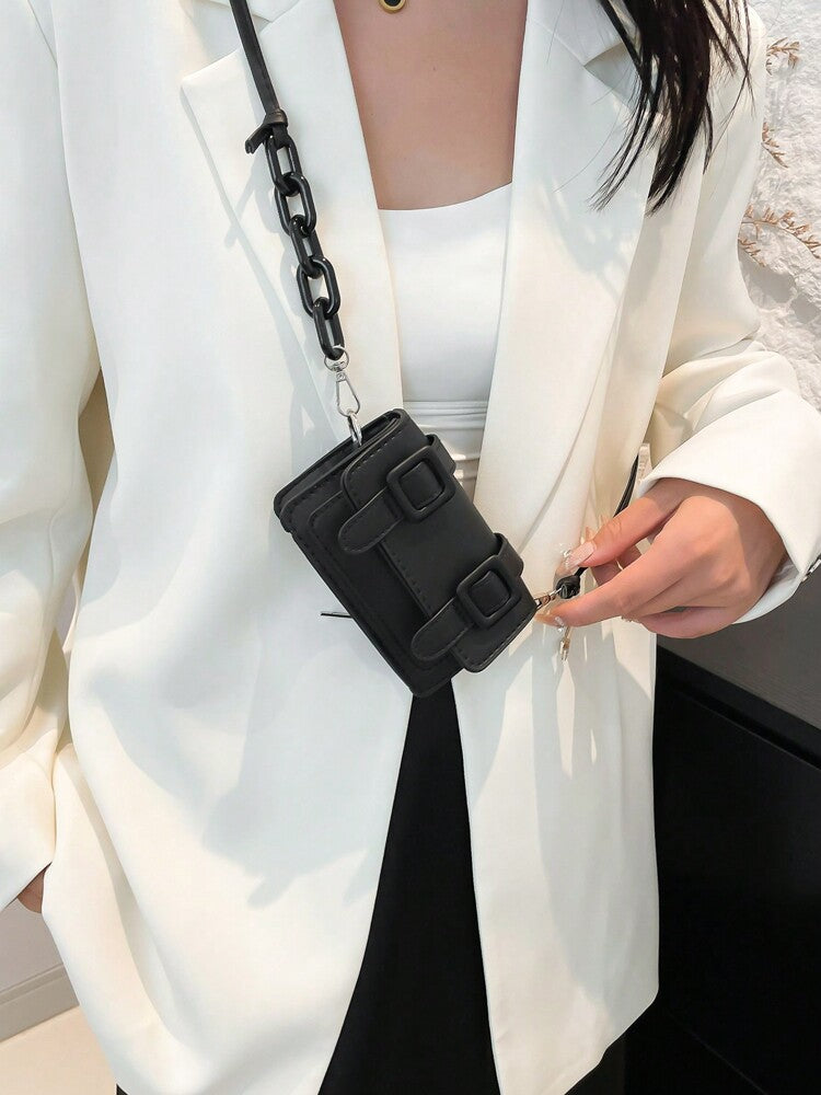 2,25 Autumn/Winter Fashionable Miniature Lipstick-Shape Candy Crossbody Bag For Women, Versatile Small Shoulder Bag