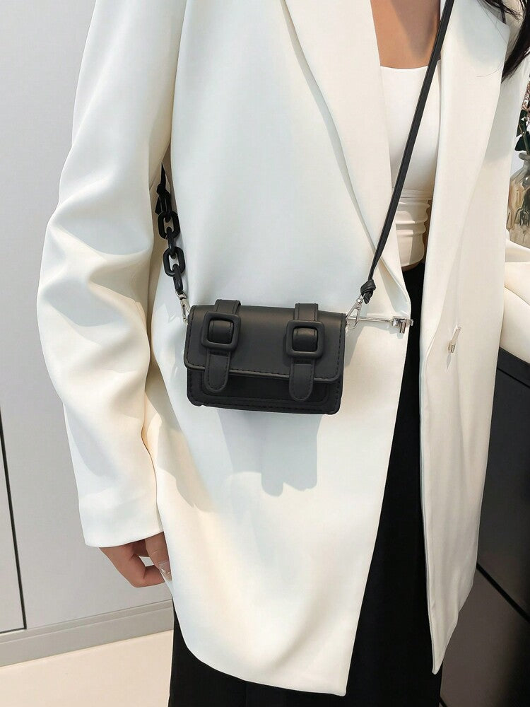 2,25 Autumn/Winter Fashionable Miniature Lipstick-Shape Candy Crossbody Bag For Women, Versatile Small Shoulder Bag