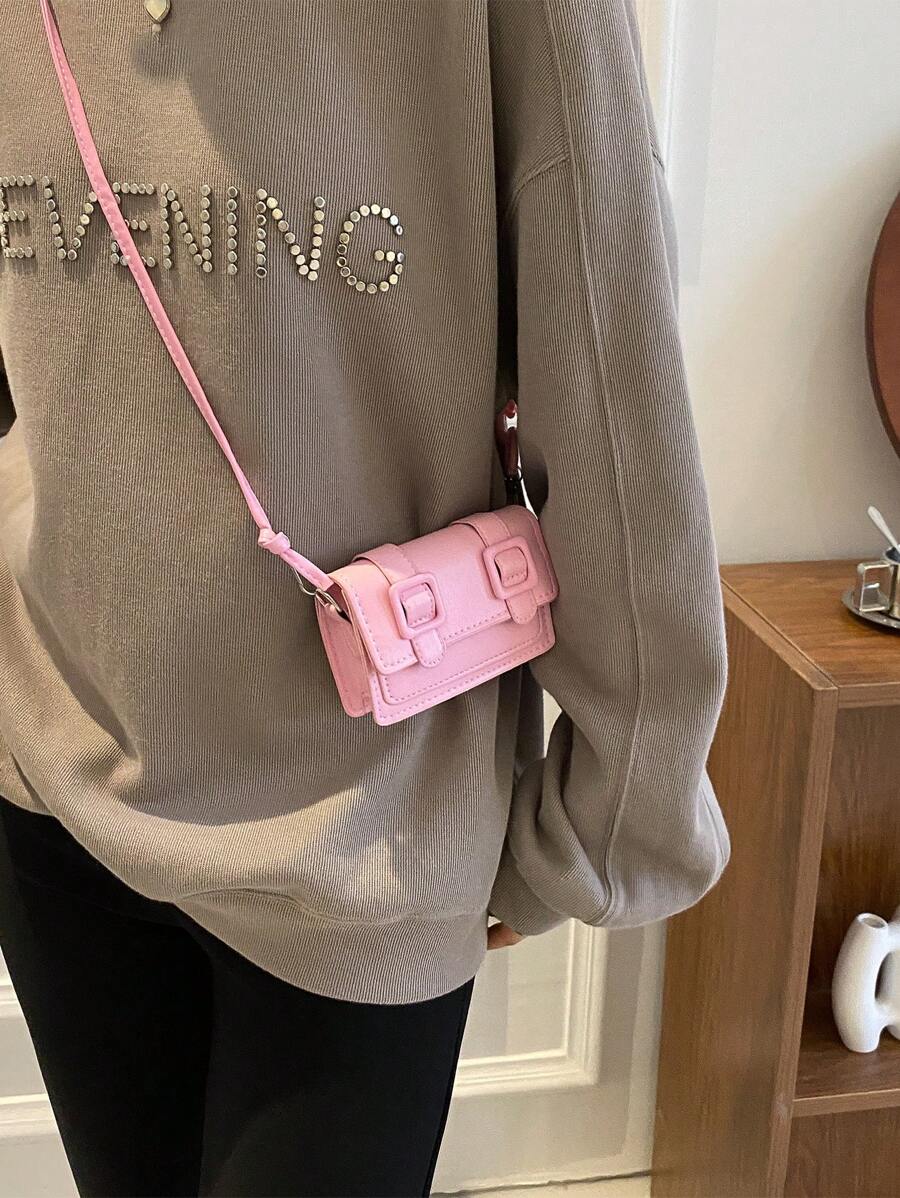 2,25 Autumn/Winter Fashionable Miniature Lipstick-Shape Candy Crossbody Bag For Women, Versatile Small Shoulder Bag