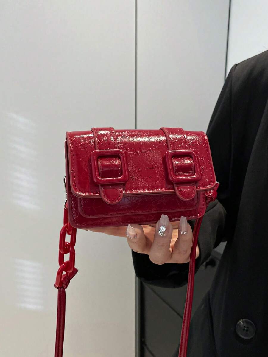 2,25 Autumn/Winter Fashionable Miniature Lipstick-Shape Candy Crossbody Bag For Women, Versatile Small Shoulder Bag