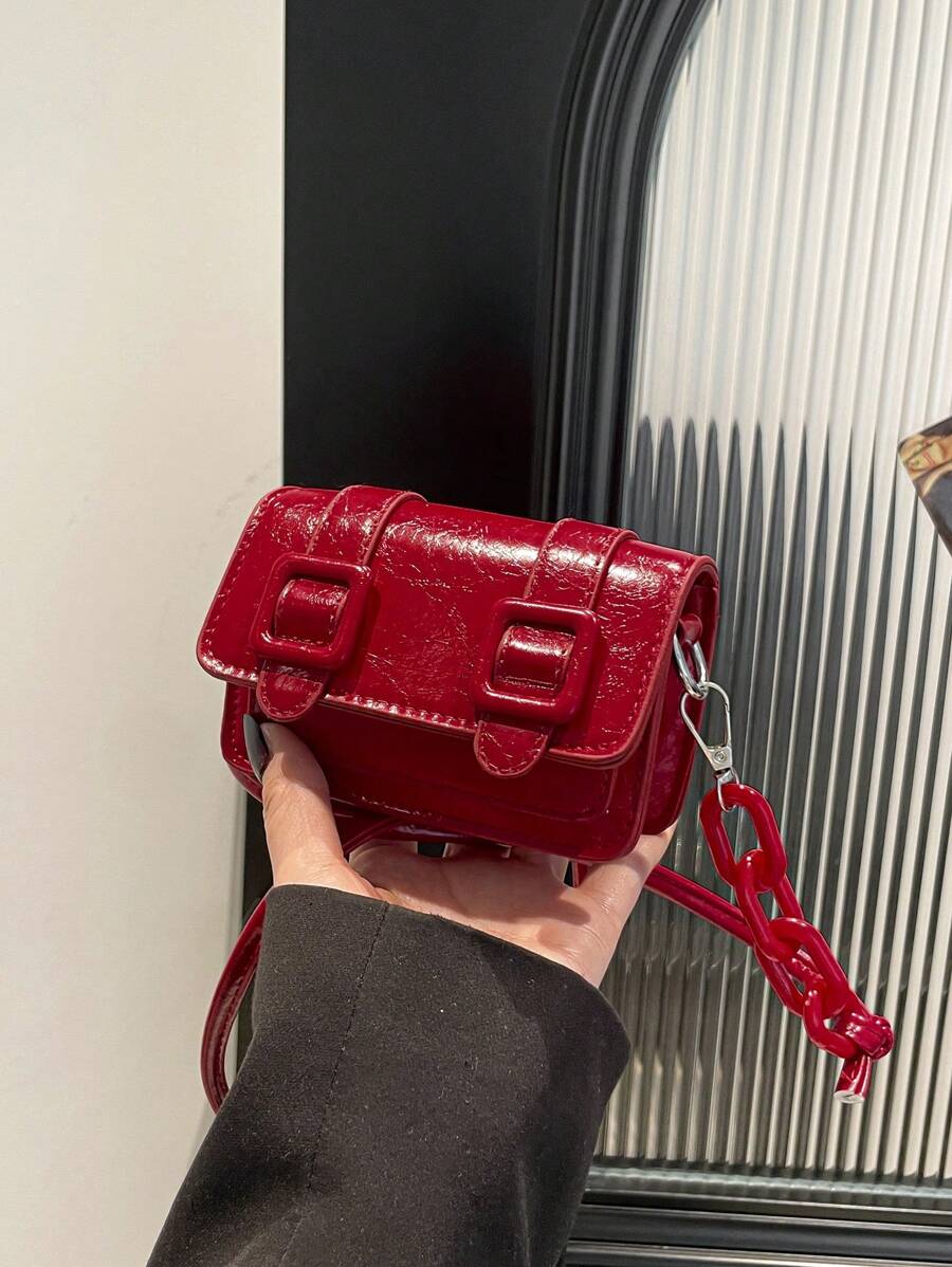 2,25 Autumn/Winter Fashionable Miniature Lipstick-Shape Candy Crossbody Bag For Women, Versatile Small Shoulder Bag