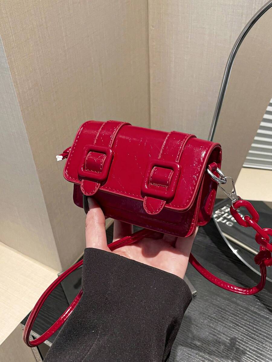 2,25 Autumn/Winter Fashionable Miniature Lipstick-Shape Candy Crossbody Bag For Women, Versatile Small Shoulder Bag
