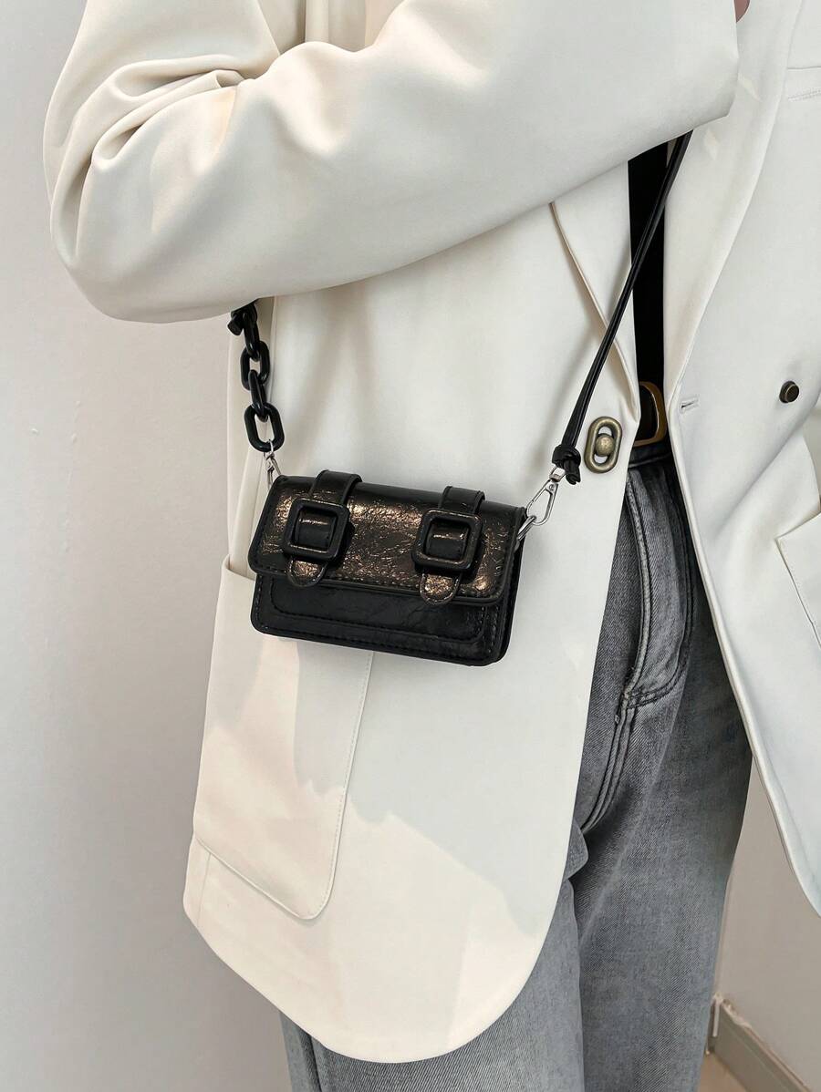 2,25 Autumn/Winter Fashionable Miniature Lipstick-Shape Candy Crossbody Bag For Women, Versatile Small Shoulder Bag