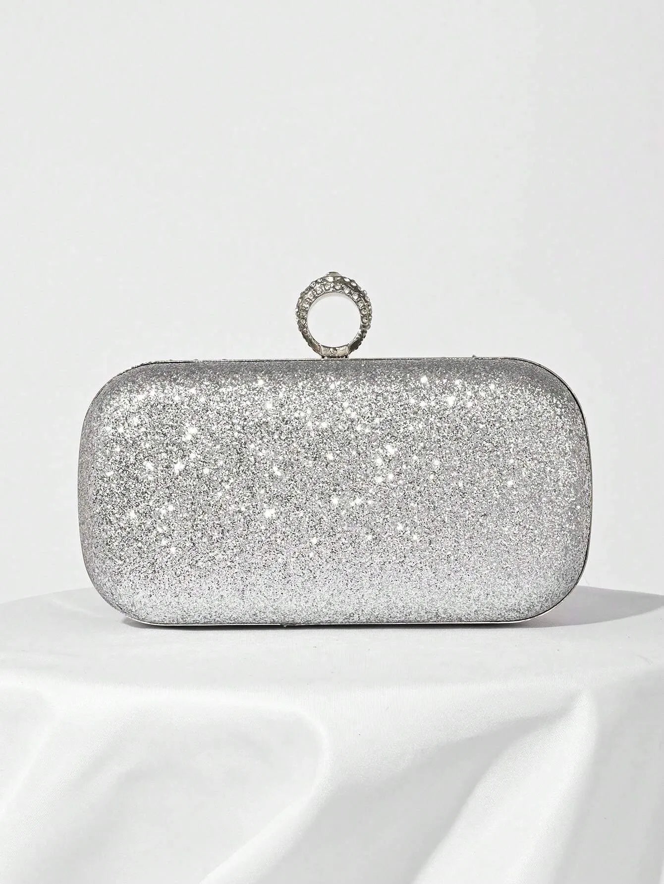 Rhinestone Decor Evening Clutch Bag, Party Handbag For Women, Perfect For Party Wedding Prom Dinner/Banquet, Matching With Holiday Party Dress Evening Dress & Sequin Dress, Perfectly Matching With Prom Accessories