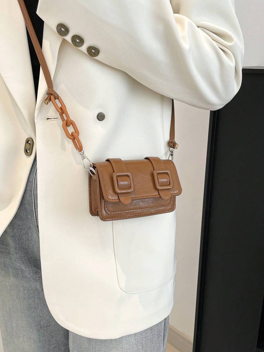 2025 Autumn Winter Lipstick-Shape Candy Crossbody Bag for Women – Trendy Mini Shoulder Bag, Versatile and Stylish Small Handbag, Perfect Statement Accessory for Daily Use, Parties, and Seasonal Outfits