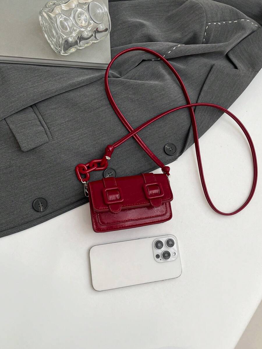 2,25 Autumn/Winter Fashionable Miniature Lipstick-Shape Candy Crossbody Bag For Women, Versatile Small Shoulder Bag