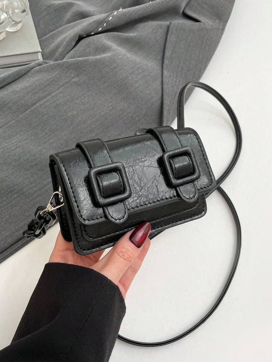 2,25 Autumn/Winter Fashionable Miniature Lipstick-Shape Candy Crossbody Bag For Women, Versatile Small Shoulder Bag